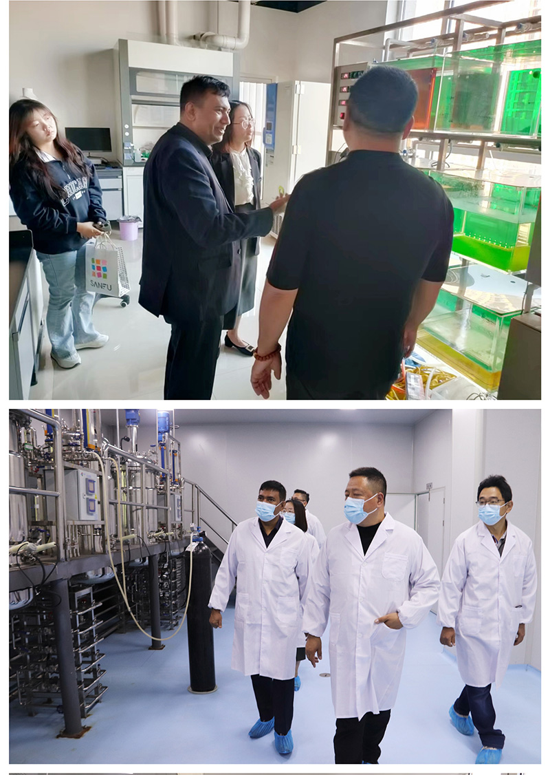 携手并进，相助共赢！热烈接待外洋客户莅临永乐高生物旅行考察！